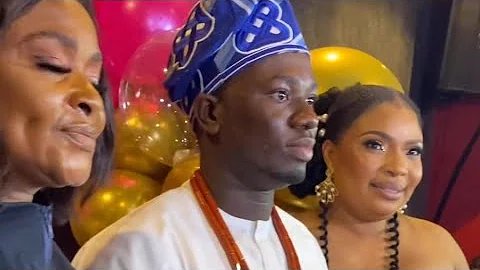 NIGERIAN YOUNGEST KING GRACES NOLLYWOOD ACTRESS,TOYOSI ADESANYA'S BIRTHDAY PARTY