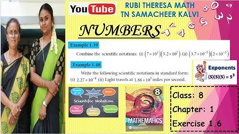 8th Maths _ TN Samacheer Kalvi _ Chapter 1 _ Numbers _ Example 1.39,1.40