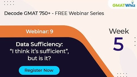 GMAT Data Suffiency - 