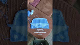 Combi Volkswagen T1 Crochet Pixel Art