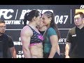 Gabi Garcia vs. Veronika Futina - Weigh-in Face-Off - (Road FC 47) - /r/WMMA