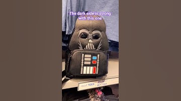 Why is this Darth Vader backack perfection?!  #starwars #darthvader #loungefly #shorts