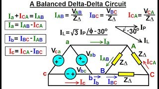 Electrical Engineering: Ch 13: 3 Phase Circuit (25 of 53) A Balanced Delta-Delta Circuit
