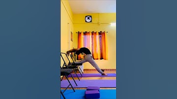Chair Supported Advanced Back Bending ✨✨✨ #yoga #backbending #lifestyle #viralvideo #reels