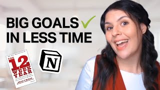12-Week Year Notion Template: Achieve Your Goals Faster