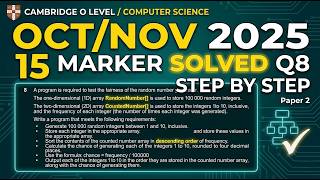 ​Oct/Nov 2025: Clear the 15-Mark Pseudocode Question