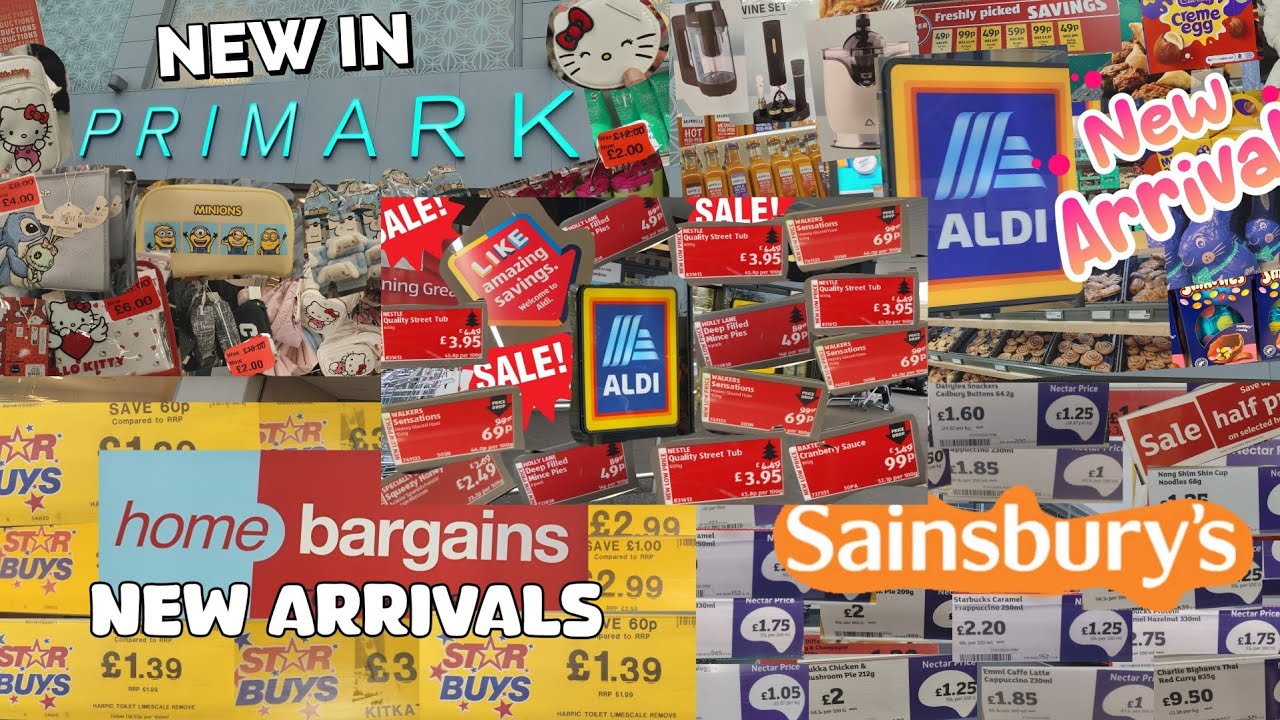 Cost of Living in the UK Aldi Haul, Lidl New In, Tesco, Sainsburys , Lidl, home Bargains Star buys