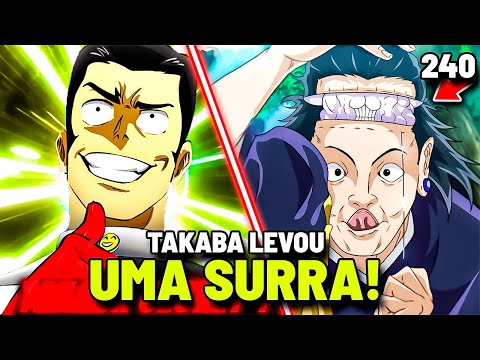 MAIS UMA DERROTA? KENJAKU REVELA A VERDADEIRA FRAQUEZA DE TAKABA! JUJUTSU KAISEN 240