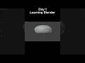Day 1 of Learning Blender