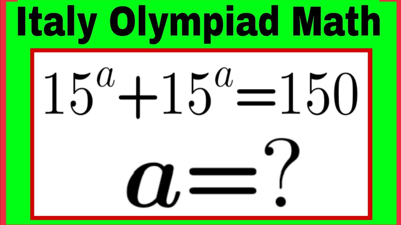 Italy| A Beautiful algebra Olympiad Maths Question Can you solve this? 