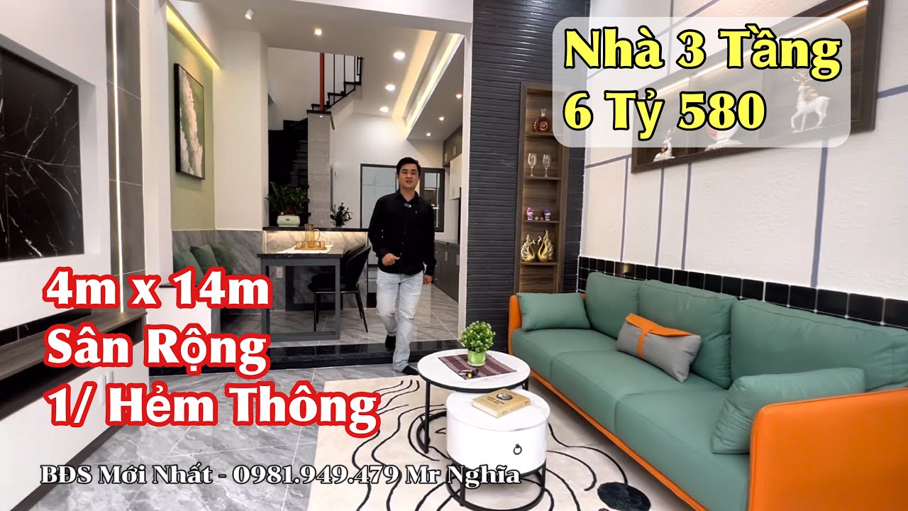 CỰC THOÁNG: Nhà Gò Vấp Hẻm Thông