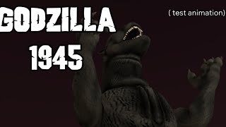 Godzilla 1954 Test Animation ( Prisma 3D )