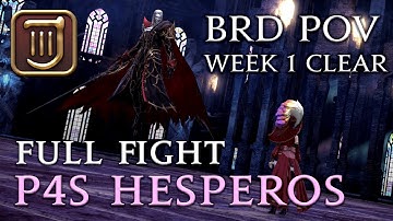 [BRD PoV] Pandæmonium - Asphodelos: The Fourth Circle (Savage) FULL FIGHT - P4S Week 1 Kill