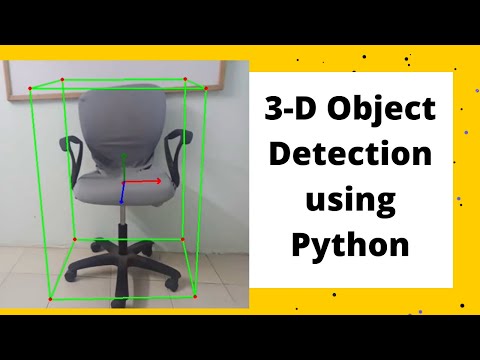 3D Objectron using python and mediapipe