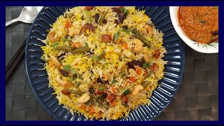 SHAHI VEGETABLE PULAO | Easy and aromatic one pot meal | How to make Shahi Pulao easily at home