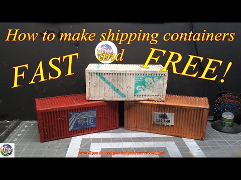 How to make shipping containers FREE