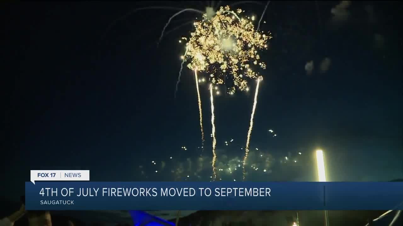 Saugatuck 4th of July Fireworks moved to September YouTube