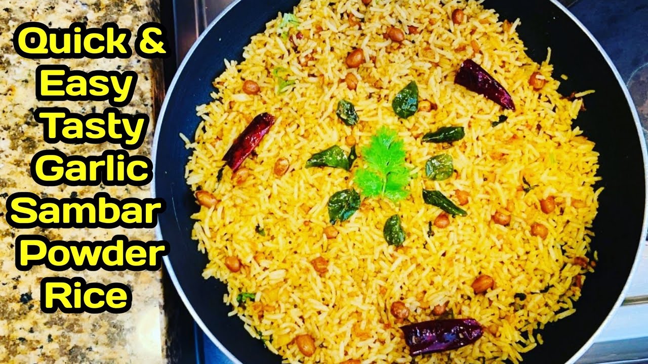 Quick and Easy Garlic Rice Recipe How to make Garlic Rice Recipe 