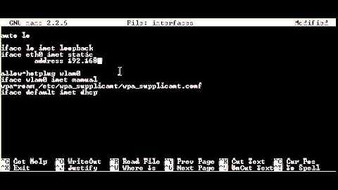 Raspberry Pi - How set static IP