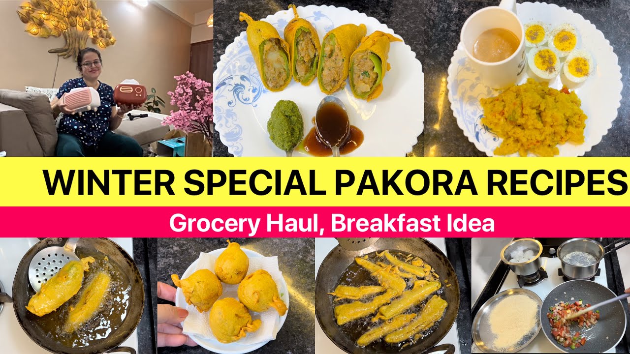 उँगलिया चाट जाओगे Winter Special Stuffed Mirch Pakoda, AlooBonda, MirchVada, GreenChutney #breakfast