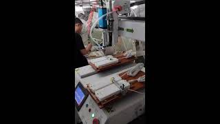 Tabletop power strip screw driving machine