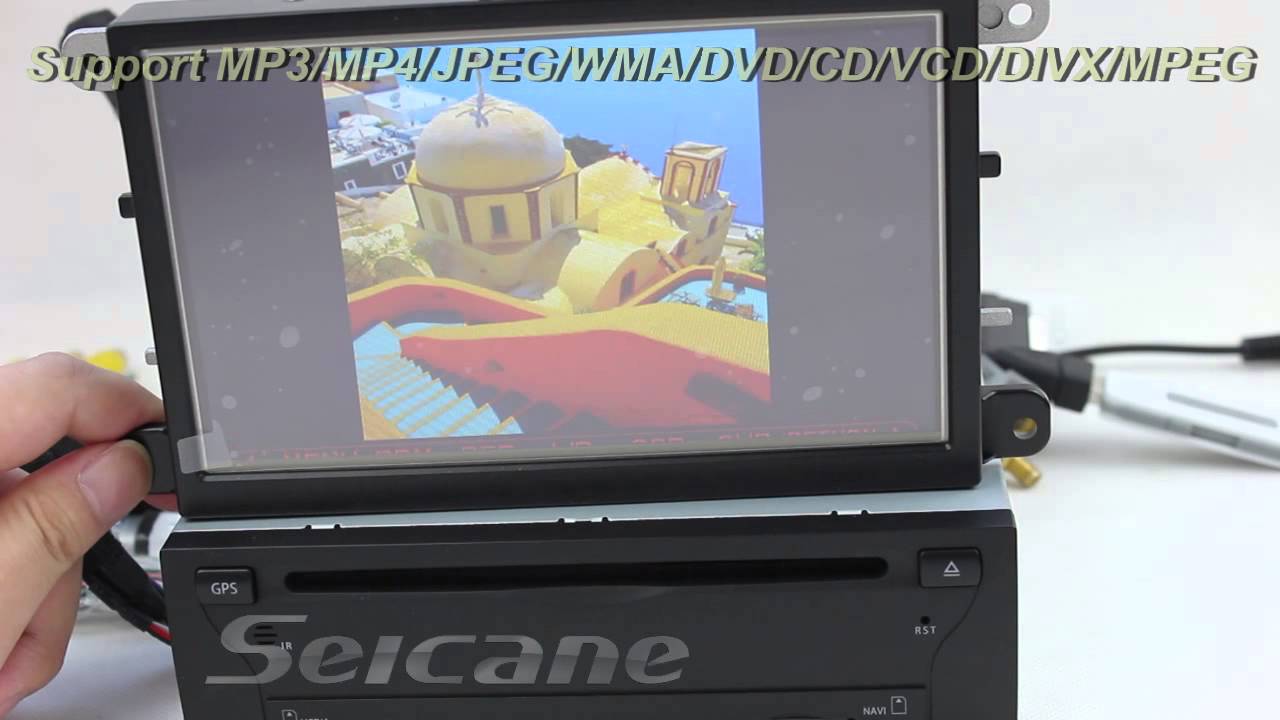 Best 2008 2012 Audi Q5 Gps Audio Bluetooth Dvd Player With Aux In Ipod Youtube