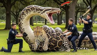 Giant Python Attacks Leopard – Police Rescue Caught on Camera! Net Worth