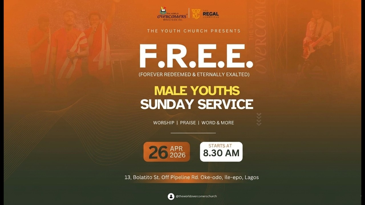 YOUTH SUNDAY SERVICE APR. 26TH 2026 - YouTube