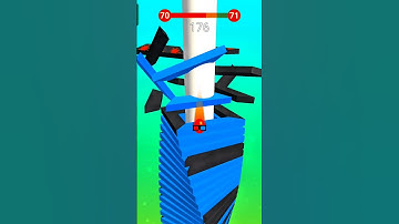 Stack Ball Level 70-71 🥵 #stackball #games #shortsfeed #viral #shorts