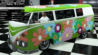 GTA 5  DLC Vehicle Customization  BF Surfer CUSTOM (VW Bus)