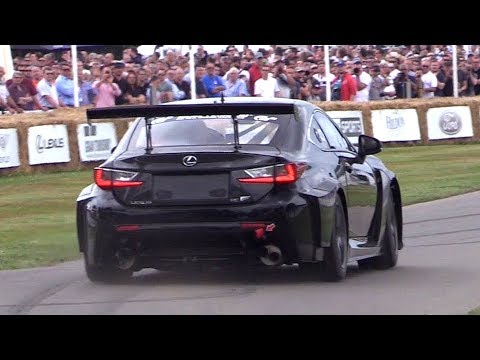 Lexus RC F GT Concept 5.0 NA V8 LOUD Sounds @ Goodwood Hillclimb!