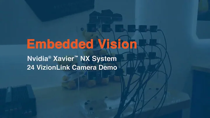 TechNexion - Embedded World 2023 Booth Tour - TEK8021-NX Demonstration with 24 VizionLink Cameras