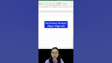 Mẹo tự động căn chỉnh ảnh đều nhau trong excel | Nguyễn Thị Hường #exceltips