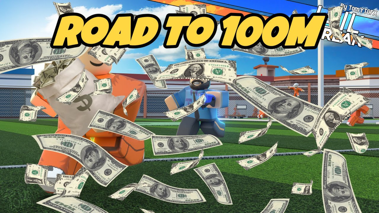 ROAD To 100 MILLION CASH In ROBLOX JAILBREAK - YouTube