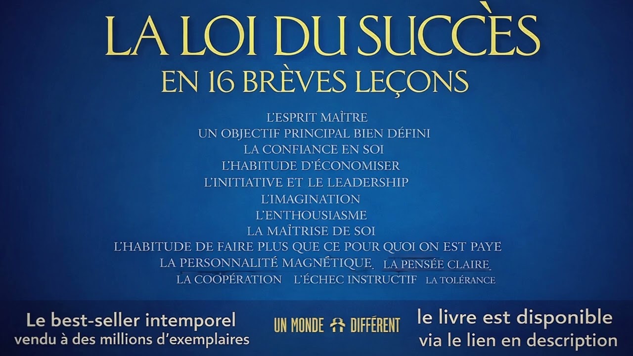 Résumé audio : La loi du succès en 16 brèves leçons