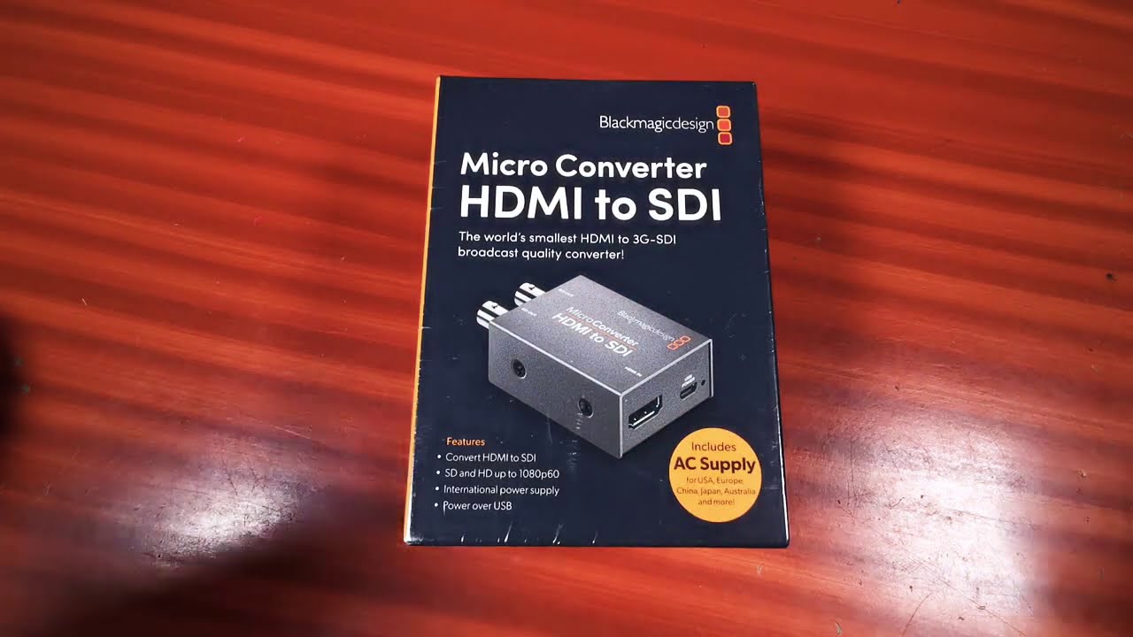 Blackmagic Design Micro Converter Hdmi to Sdi (With Power Supply)