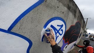 Graffiti Bombing Mission with Friends 4