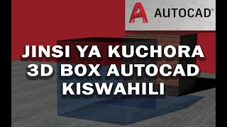 HOW TO DRAW A 3D BOX IN AUTOCAD screenshot 2