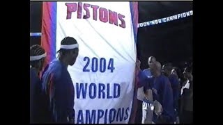 2004 Detroit Pistons Championship Ring Ceremony