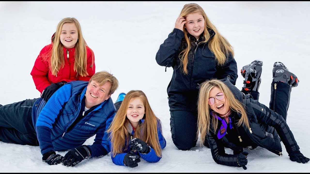 Oranjes Stralen Tijdens Fotoshoot Op Skivakantie Rtl Nieuws
