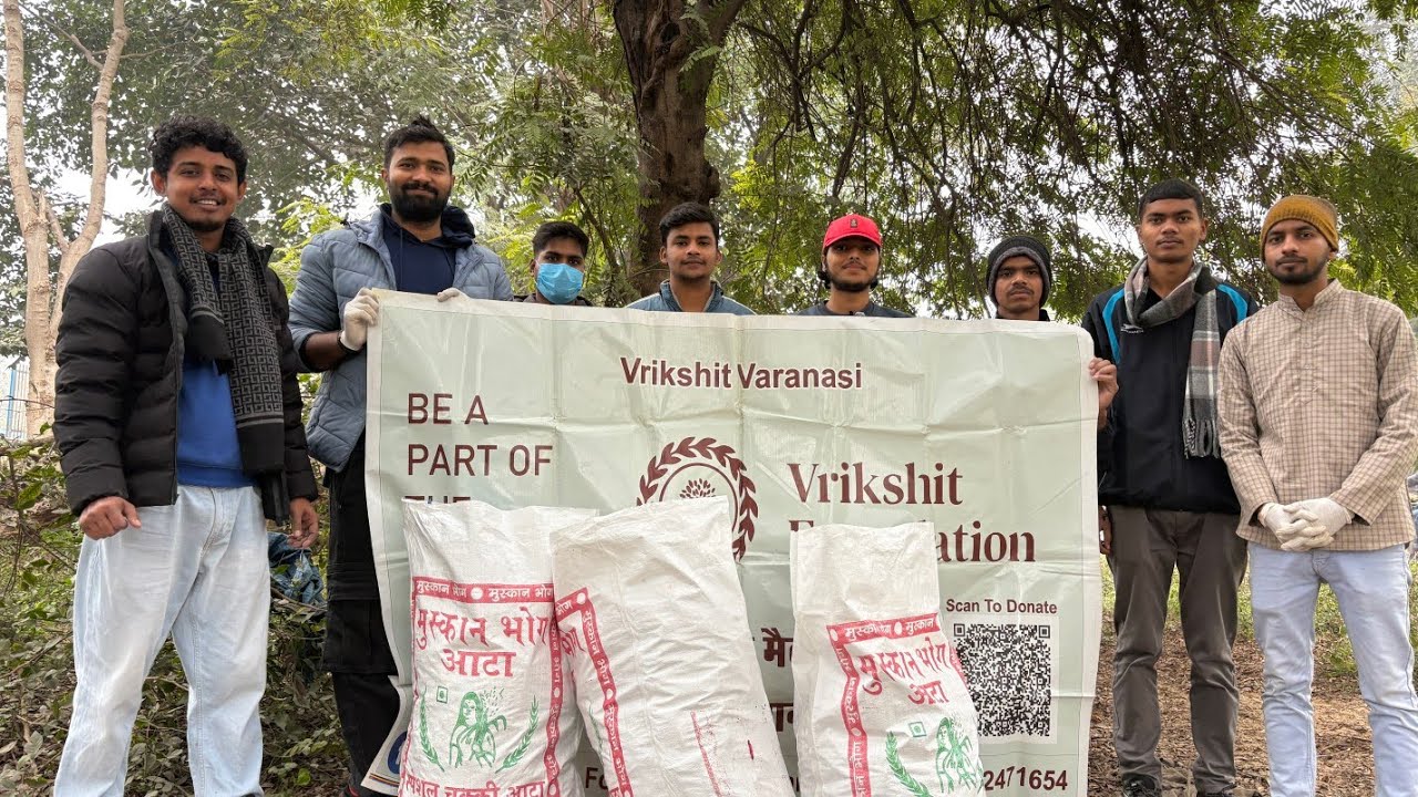 Cleanliness Drive vlog in Varanasi 🏵