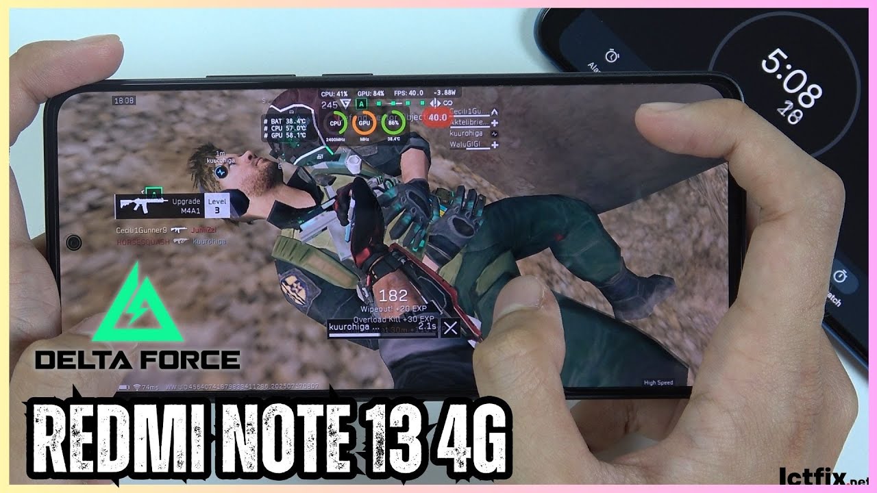 Redmi Note 13 Delta Force Gaming test Update | Snapdragon 685, 120Hz Display