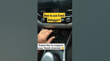 How to use Front Defogger #shorts #carcare #tamil #cartips