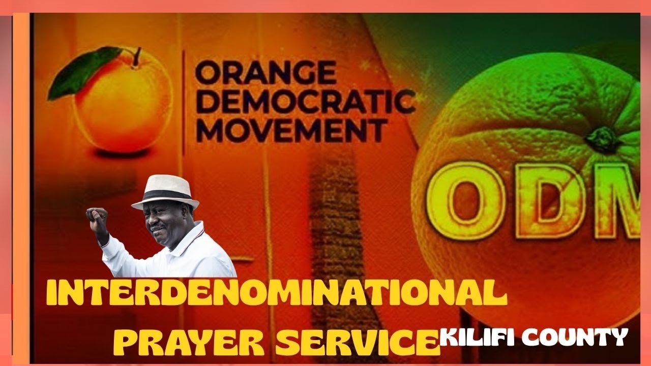 LIVE: INTERDENOMINATIONAL PRAYER SERVICE; odm @20, Kilifi county