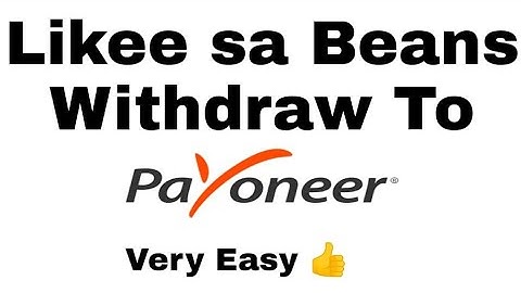 Likee sa Beans Payoneer Ma Withdraw karna ka traika | FG Pardsi