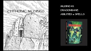 Celebrity Musing 3 - Dragonbane Tutorial - Abilities and Spells Wealth