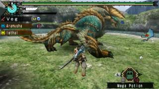 Monster Hunter Portable 3rd - Zinogre/Jinouga (Long Sword