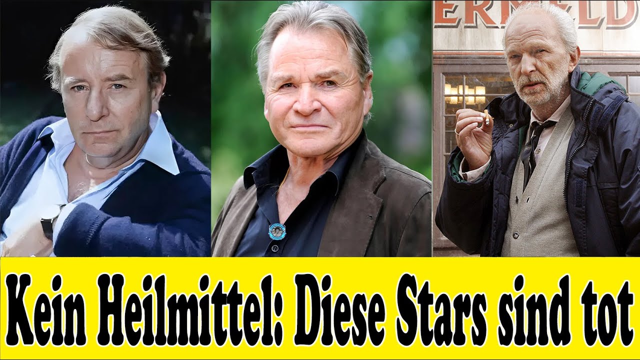 15 deutsche Schauspieler: an seltener Krankheit gestorben und vergessen.😢