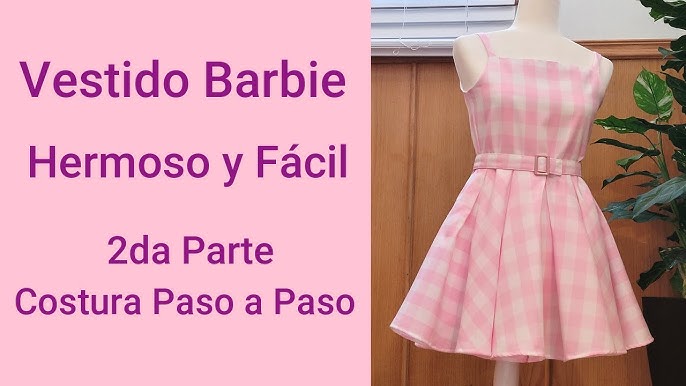 Costuras Diana - Linda niña con su disfraz de Barbie!!!!!!