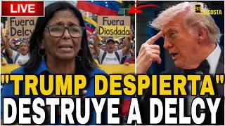 ÚLTIMO 🔴 ¡TRUMP DESPIERTA! “DELCY RODRÍGUEZ NO ES LA PRESIDENTA, ES LA CABEZA DE UN CARTEL”